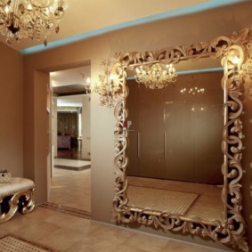 καθρέφτη διάδρομο με ιδέες διακόσμησης feng shui