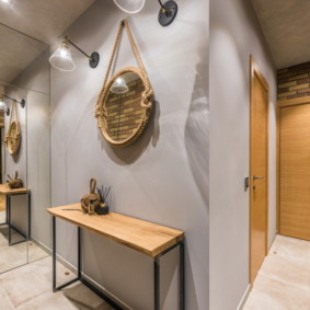 καθρέφτη διάδρομο με ιδέες διακόσμησης feng shui