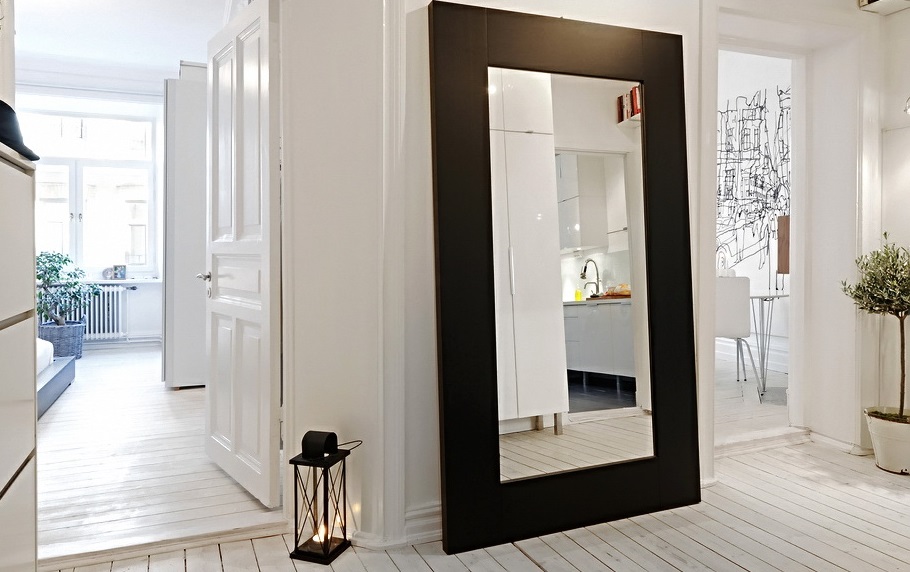 καθρέφτη διάδρομο από τις ιδέες σχεδιασμού feng shui