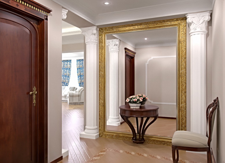 καθρέφτη διάδρομο από φενγκ σούι εσωτερική φωτογραφία