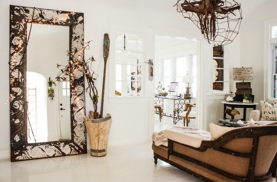 καθρέφτη διάδρομο με εσωτερικές ιδέες του φενγκ σούι