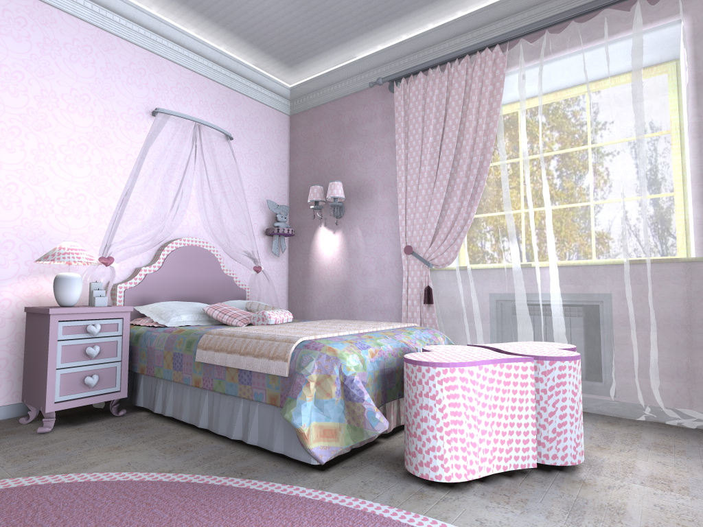chambre pour fille 16 m2