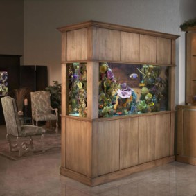 akuarium dalam idea foto apartmen