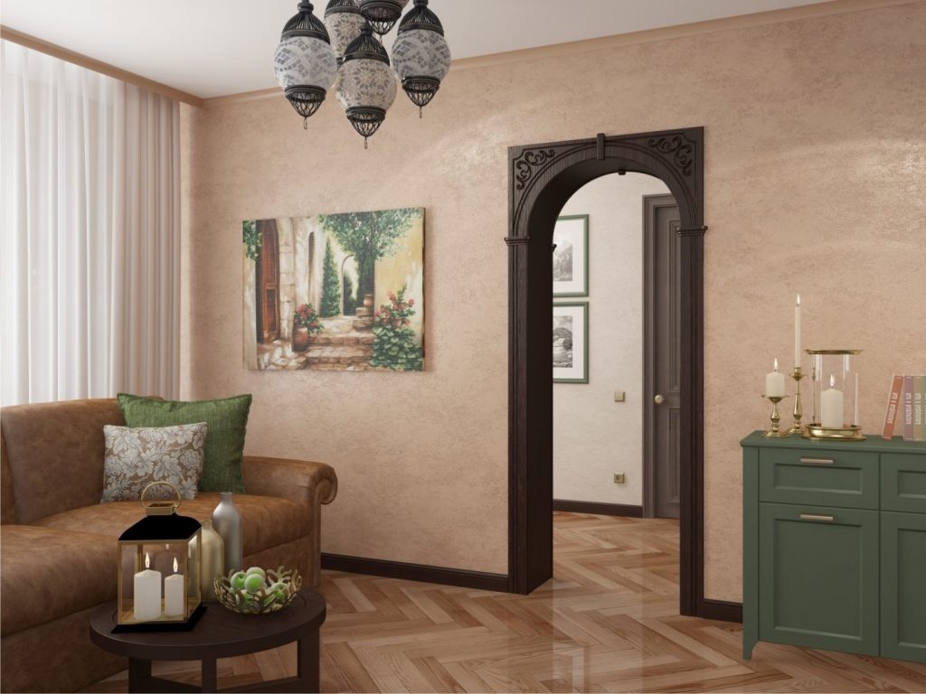 decorative arches in the apartment pvc decor