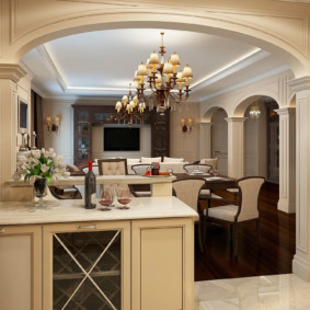 decorative arches in the apartment decor ideas