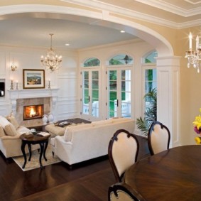 decorative arches in flat design