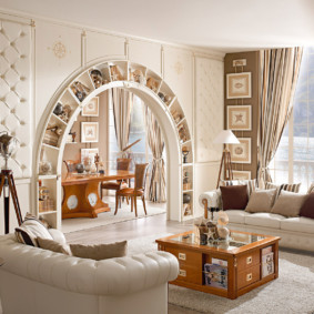 decorative arches in the apartment photo options