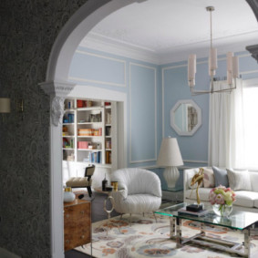 decorative arches in the apartment types of design