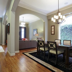 decorative arches in the apartment design ideas