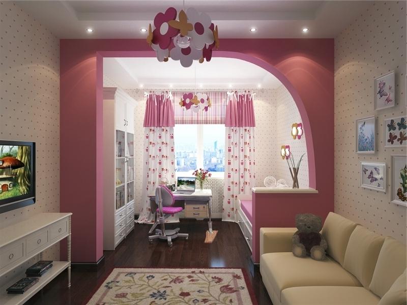arch design in the interior of a child’s idea
