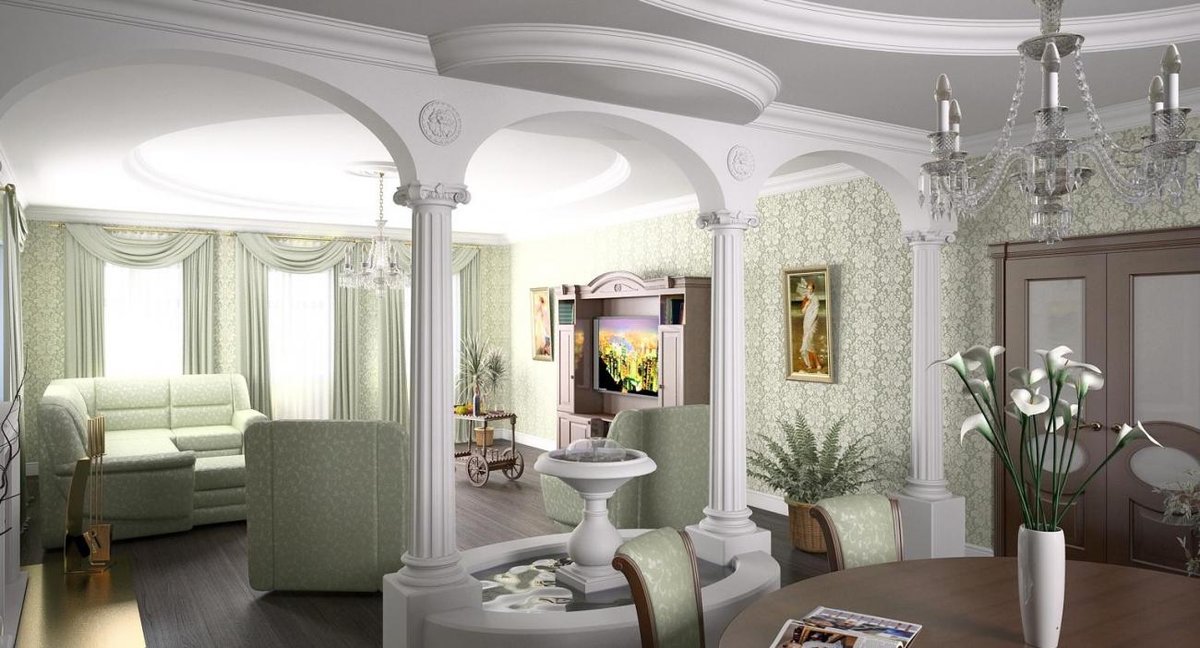 arch design in the interior