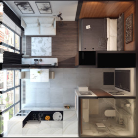 studio 28 m² idées déco