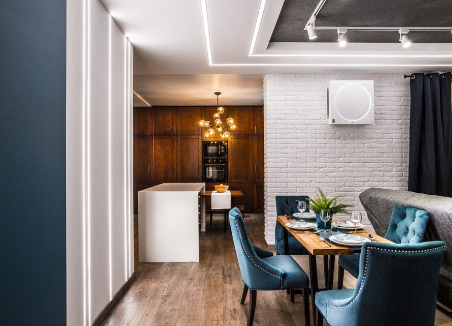 appartement de trois pièces design photo intérieur