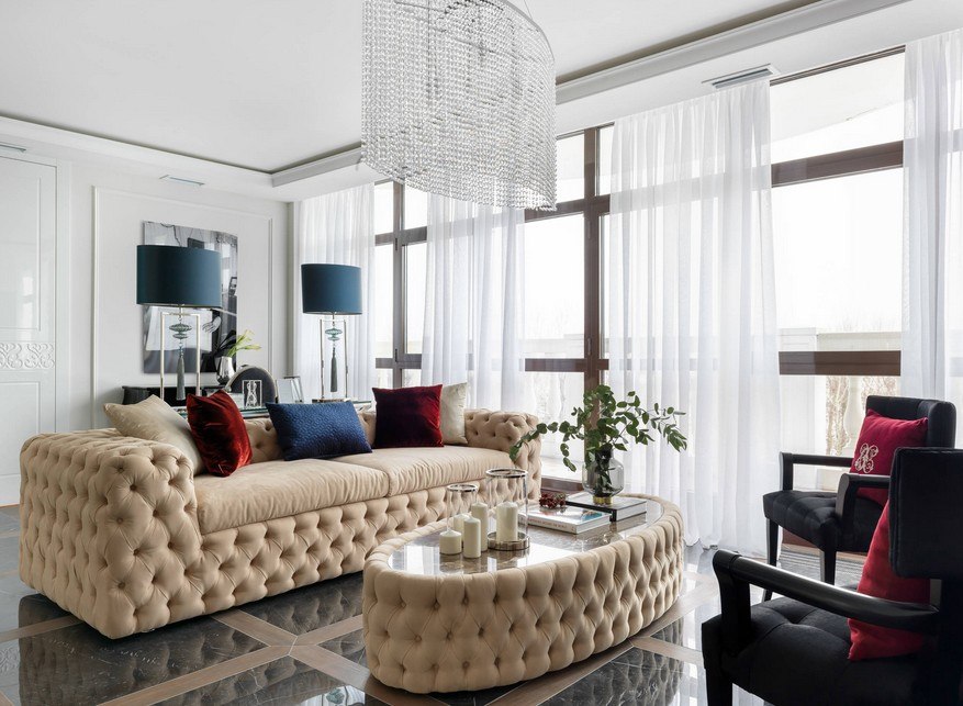 appartement de trois pièces design intérieur photo