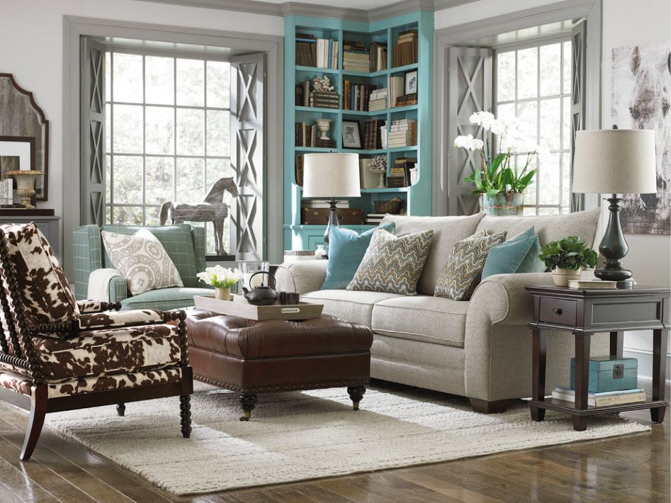 design de canto na sala de estar