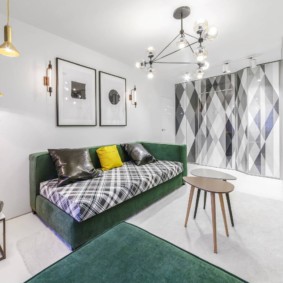 Original fixtures on the ceiling in the hall