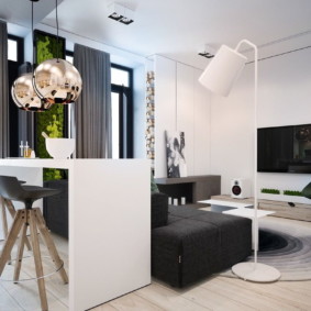 Comptoir de bar blanc