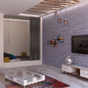 Table basse d'une vieille palette