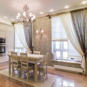 Cuisine spacieuse de style classique