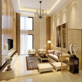 Yüksek tavanlı oda tasarımı