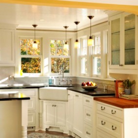 Éclairage de cuisine privée