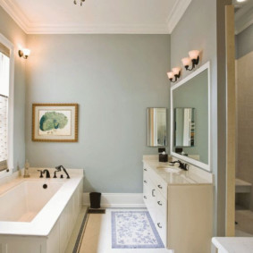 อ่างอาบน้ำทรงสี่เหลี่ยมสีขาว