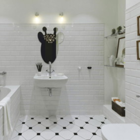 กระเบื้องหมูป่าในการออกแบบห้องน้ำ