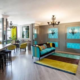 синтез в интериора