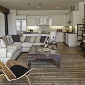 Décor de photo de salon loft