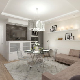 Offene Regale für Dekorationen im Wohnzimmer