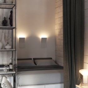 Schlafplatz im Gemeinschaftsraum der Wohnung