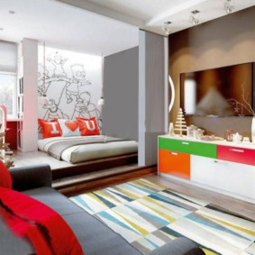 studio pour une famille avec un enfant photo design