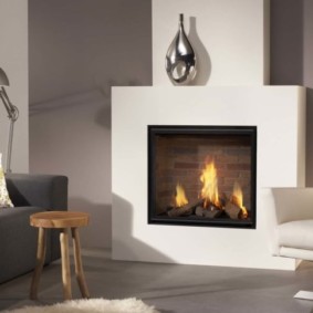 τζάκι στο εσωτερικό των ιδεών ιδέες διαμέρισμα