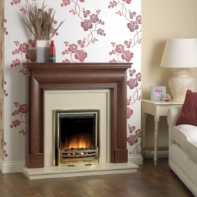 τζάκι στο εσωτερικό του διαμερίσματος ιδέες φωτογραφιών