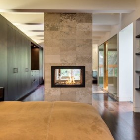 τζάκι στο εσωτερικό των επιλογών διαμέρισμα διακόσμηση