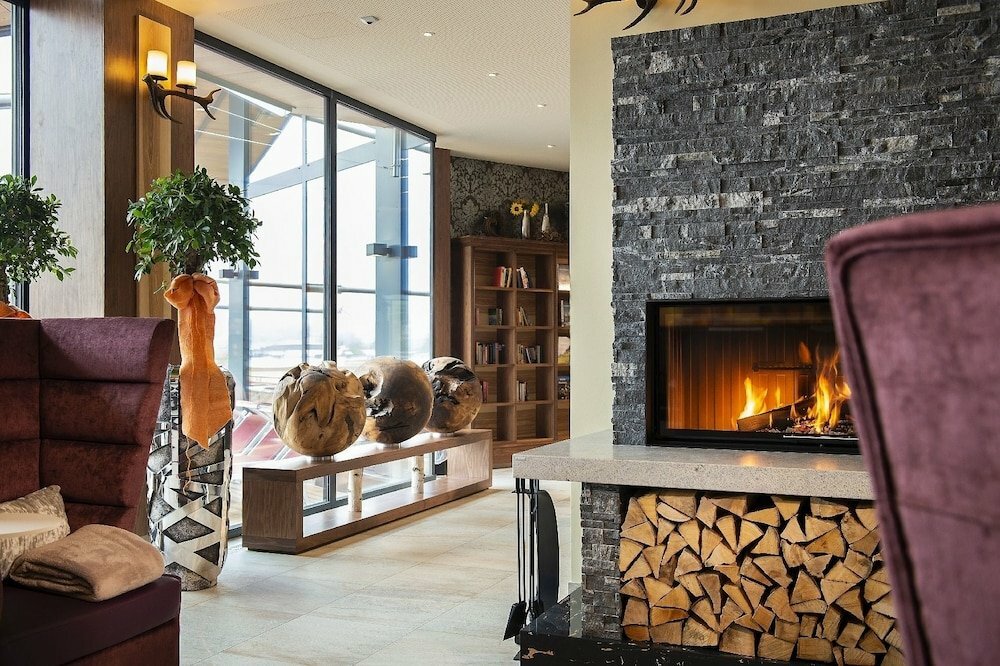 τζάκι στο εσωτερικό