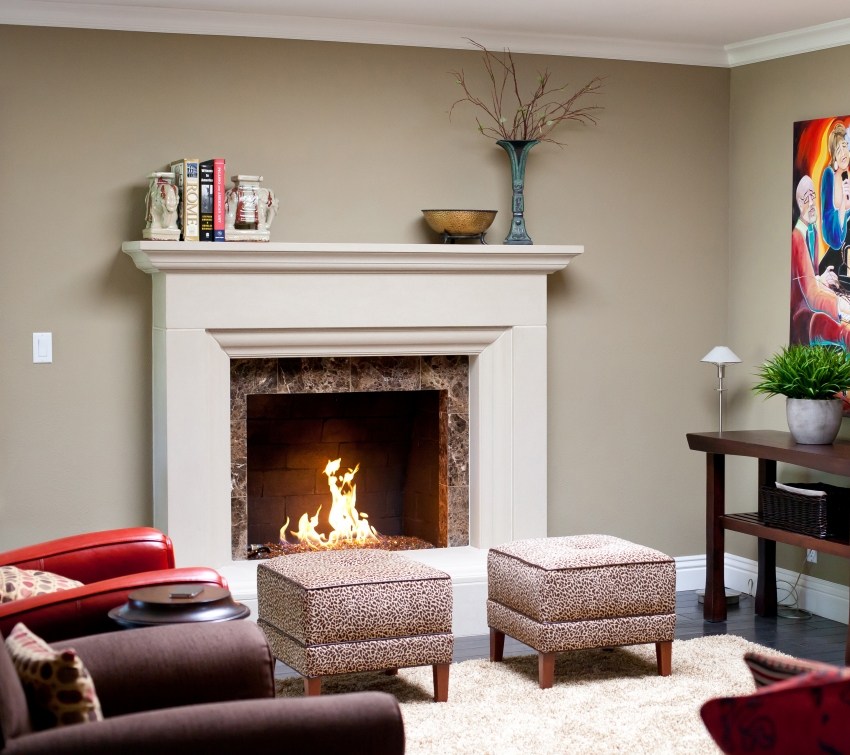 τζάκι στο διαμέρισμα ιδέες φωτογραφία