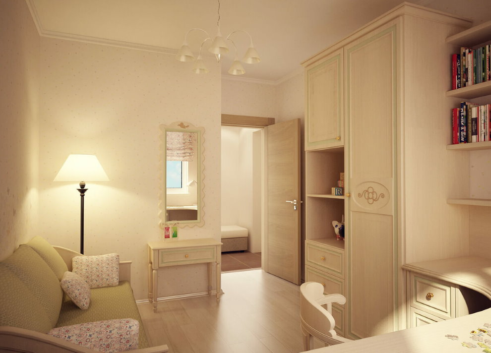 Helles Zimmer in der Weste der Wohnung