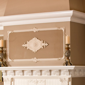 stucco molding in apartment design ideas