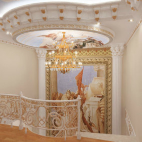 stucco molding in the apartment decor ideas