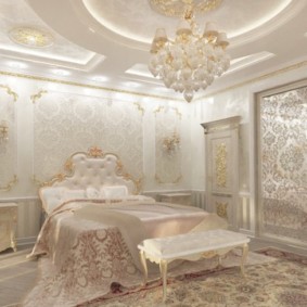 stucco molding in an apartment interior photo