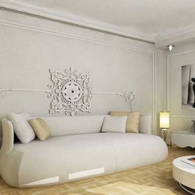 stucco molding in an apartment interior ideas