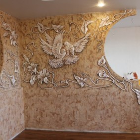 stucco molding in the apartment types of photos