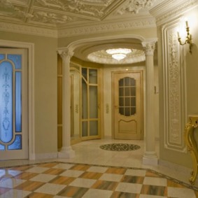 stucco molding in apartment design