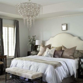 đèn chùm cho ảnh nội thất phòng ngủ