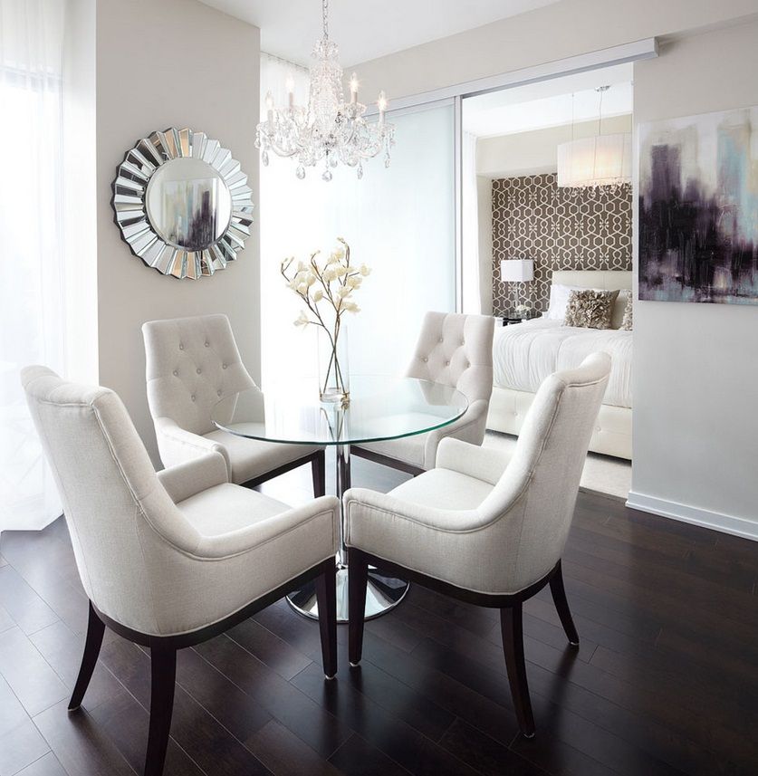 Neoklassizistischer Stil in der Wohnküche