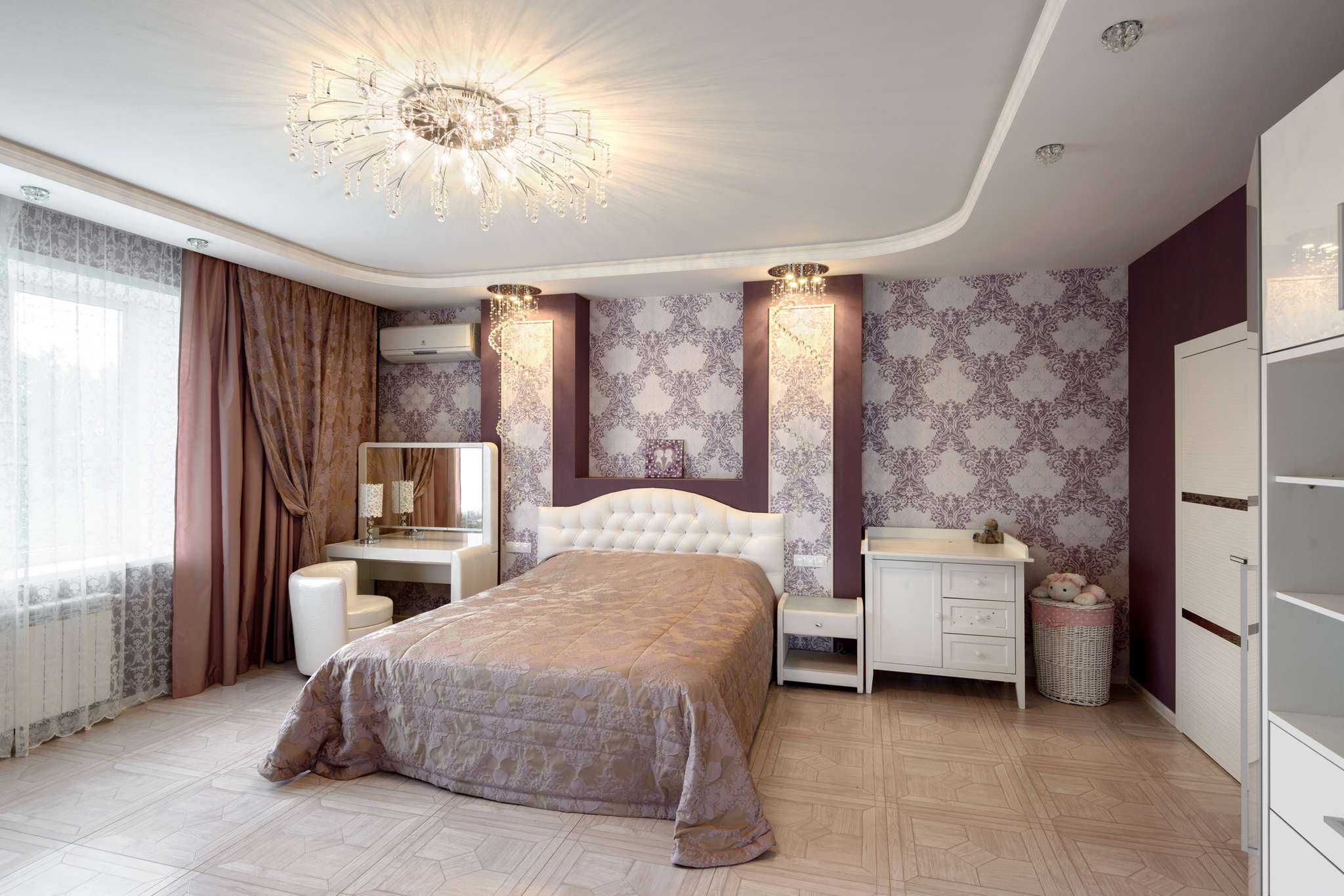 photos d'éclairage de chambre