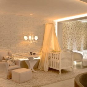 éclairage des pièces de l'appartement