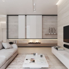 susun atur hiasan foto tiga bilik apartmen