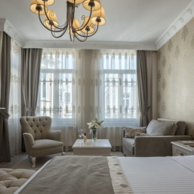 susun atur idea dekorasi apartmen tiga bilik